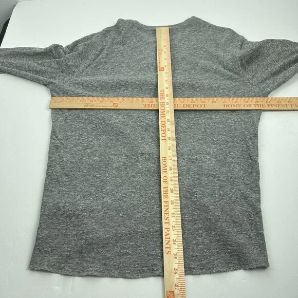 Marine Layer Henley Shirt Mens XL Gray Long Sleeve Pullover Casual Top - Picture 6 of 9